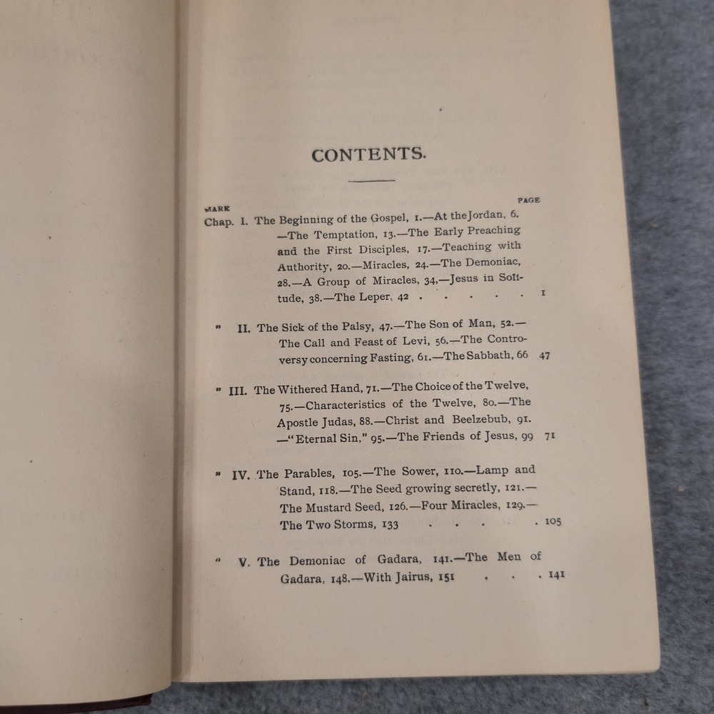 The Expositor's Bible St. Mark G.A. Chadwick Hardcover George H. Doran Company - Picture 4 of 5